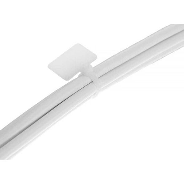 Organizer InLine Opaska zaciskowa Biały 100 sztuk  (59967H)