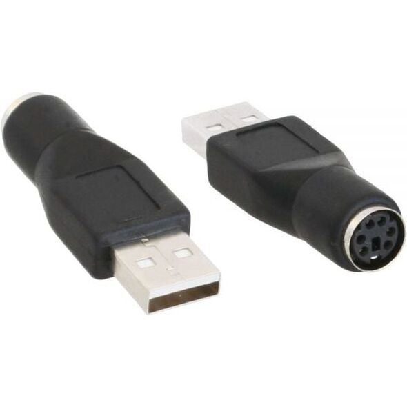 Adapter USB InLine USB - PS/2 Czarny  (33102K)