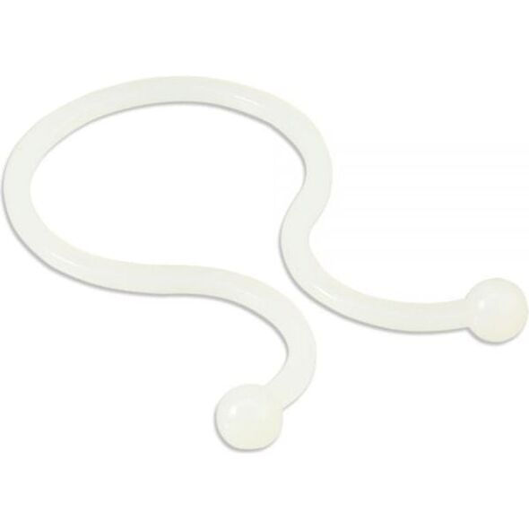 Organizer InLine Linka zaciskowa Biały 100 sztuk  (59966S)