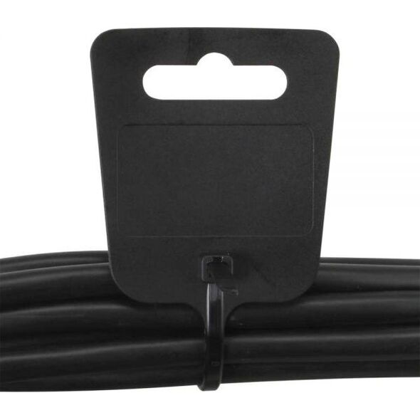 Organizer InLine Opaska zaciskowa Czarny 100 sztuk  (59967J)