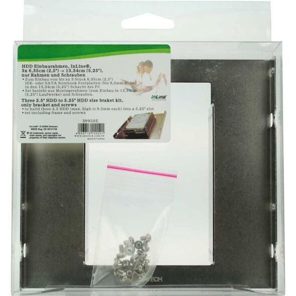 InLine Adapter 3x 2.5" w 1x 5.25" (39950E)