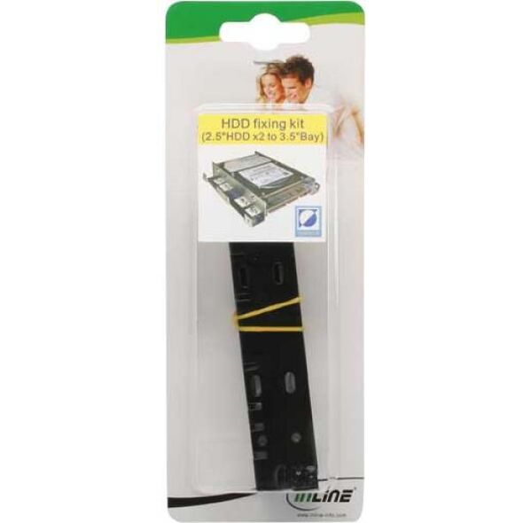 InLine Zestaw instalacyjny do 2x dysków SSD 2.5" w zatoce 3.5" (39950L)