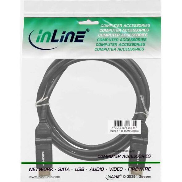 Kabel InLine HDMI - HDMI 3m czarny (17003W)