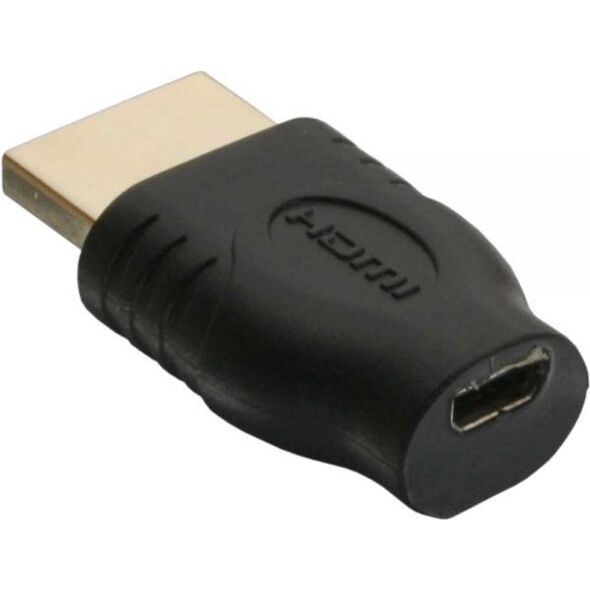 Adapter AV InLine HDMI - HDMI Micro czarny (17690A)