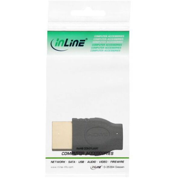 Adapter AV InLine HDMI - HDMI Micro czarny (17690A)