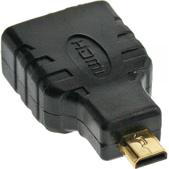 Adapter AV InLine HDMI Micro - HDMI czarny (17690D)