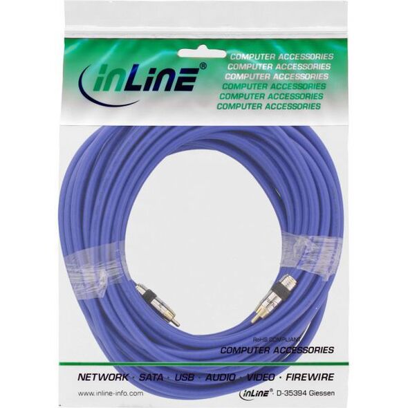 Kabel Intos RCA (Cinch) - RCA (Cinch) 2m niebieski (89802P)