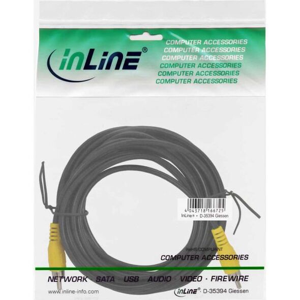 Kabel Intos RCA (Cinch) - RCA (Cinch) 2m żółty (89937)