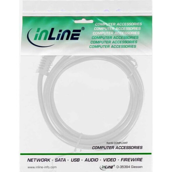 Kabel zasilający InLine Typ F German - C13 IEC (16652W)