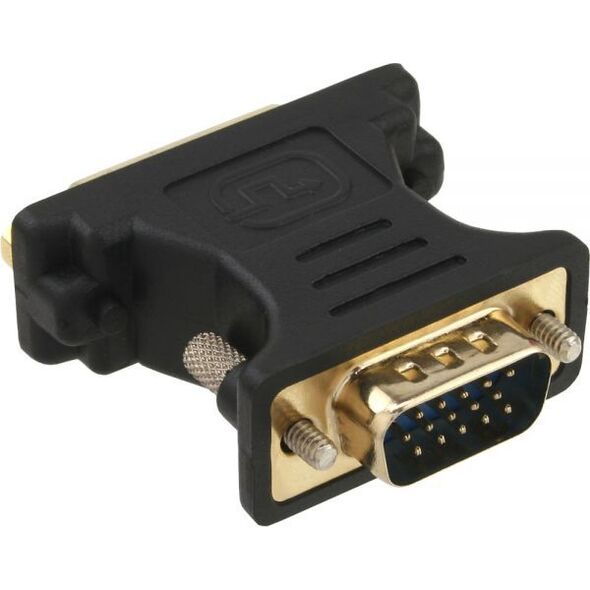 Adapter AV InLine DVI-I - D-Sub (SVGA) czarny (17790P)