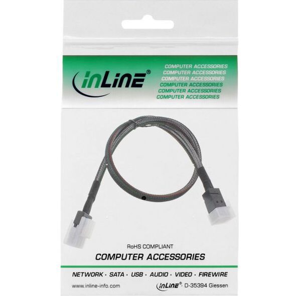 InLine SFF 8087 - SFF 8643, 0.5m, Szary (27628A)