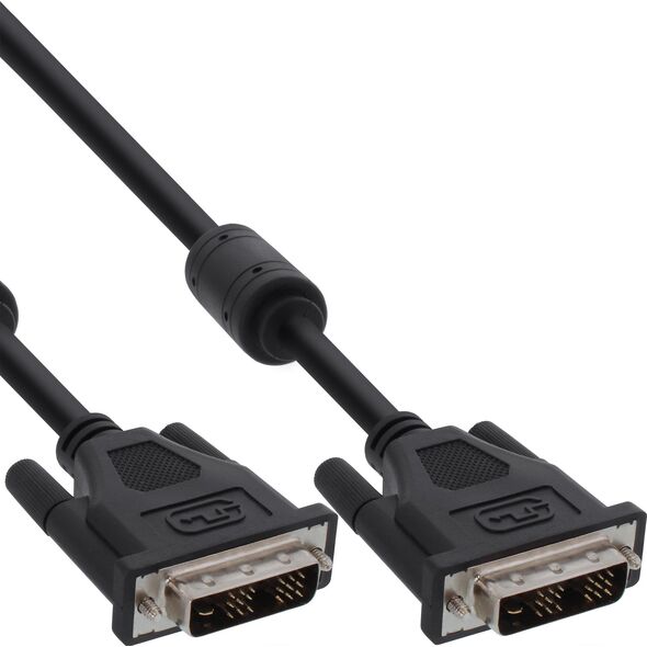 Kabel InLine DVI-D - DVI-D 5m czarny (17765)