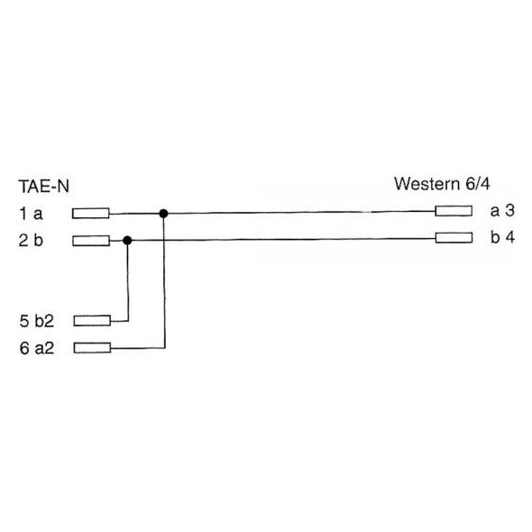 InLine Kabel TAE-N - RJ11, 6P2C, 3m (18813B)