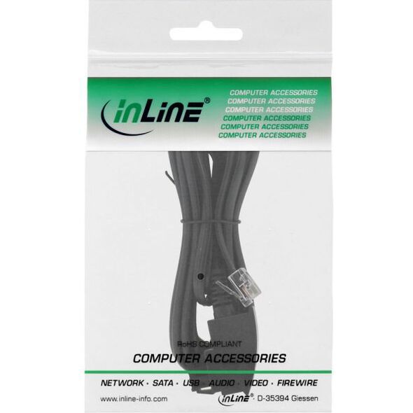 InLine ADSL Splitter, TAE-F German - 6P2C DEC, 3m (18603)