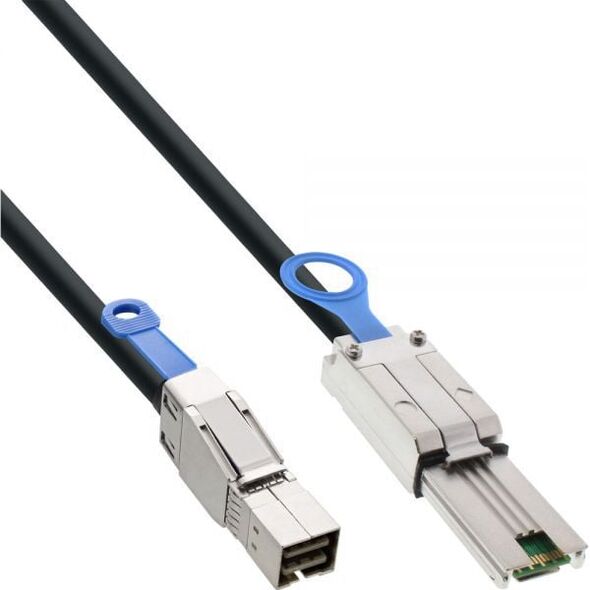 InLine SFF 8644 - SFF 8088, 0.5m, Czarny (27639A)