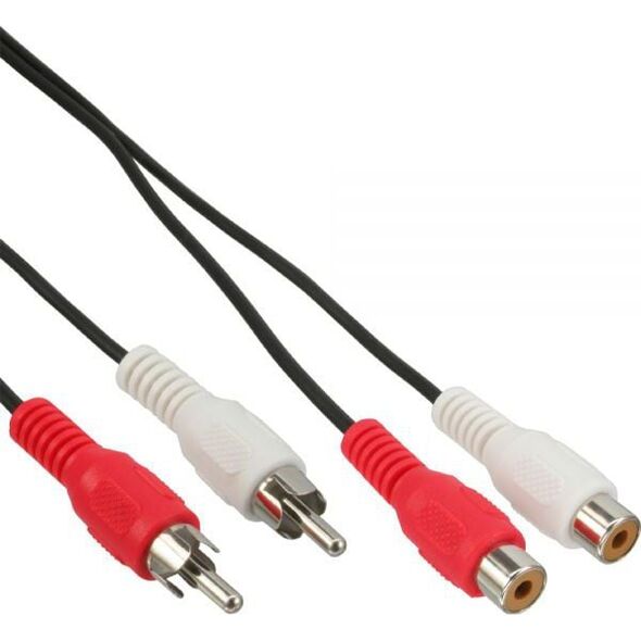 Kabel Intos RCA (Cinch) x2 - RCA (Cinch) x2 5m czarny (89935)