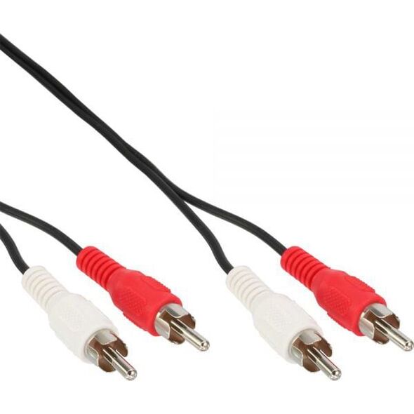 Kabel Intos RCA (Cinch) x2 - RCA (Cinch) x2 20m czarny (89931L)