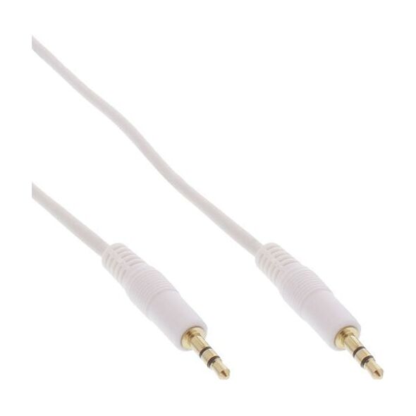 Kabel InLine Jack 3.5mm - Jack 3.5mm 1.5m biały (99932W)