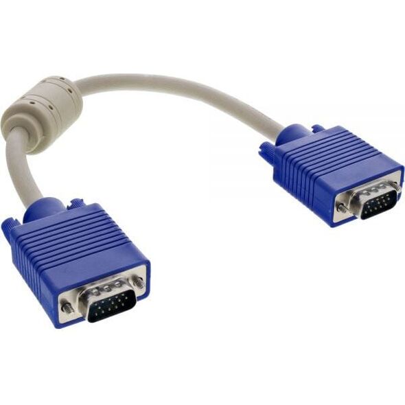Kabel InLine D-Sub (VGA) - D-Sub (VGA) 0.3m niebieski (17803)