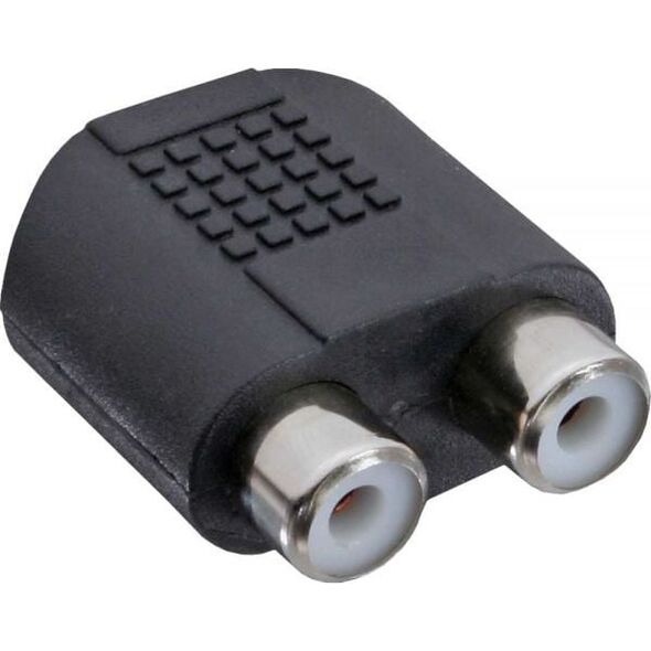 Adapter AV InLine Jack 3.5mm - RCA (Cinch) x2 czarny (99346)