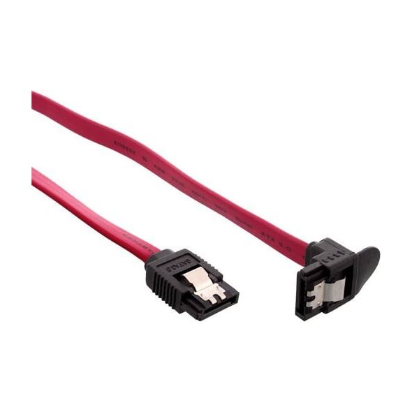 InLine SATA - SATA, 0.75m, Czerwony (27307W)