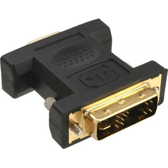 Adapter AV InLine DVI-A - D-Sub (VGA) czarny (17780P)