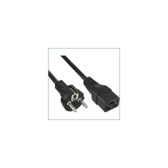 Kabel zasilający InLine 16A Typ F prosty - IEC (16658F)