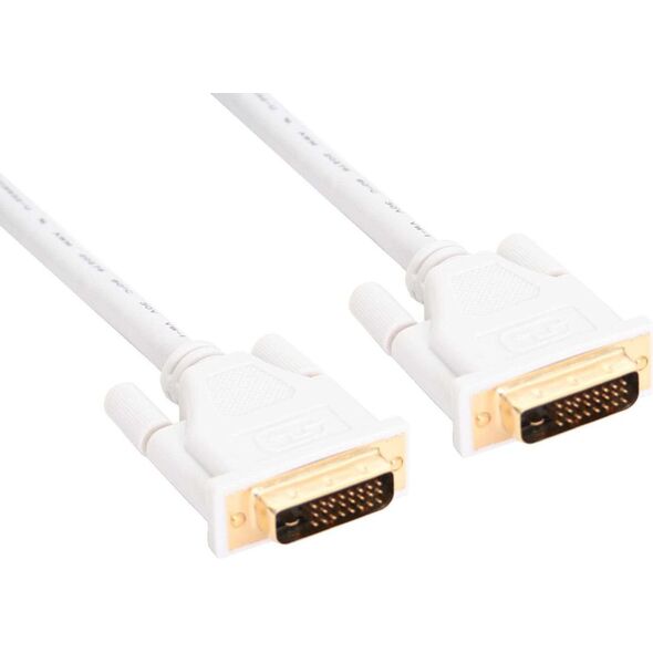 Kabel InLine DVI-D - DVI-D 5m biały (17775W)