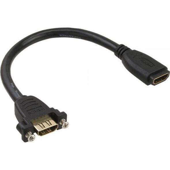 Adapter AV InLine HDMI - HDMI czarny (17600R)