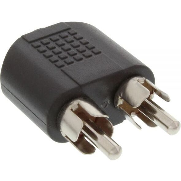 Adapter AV InLine Jack 3.5mm - RCA (Cinch) x2 czarny (99343)