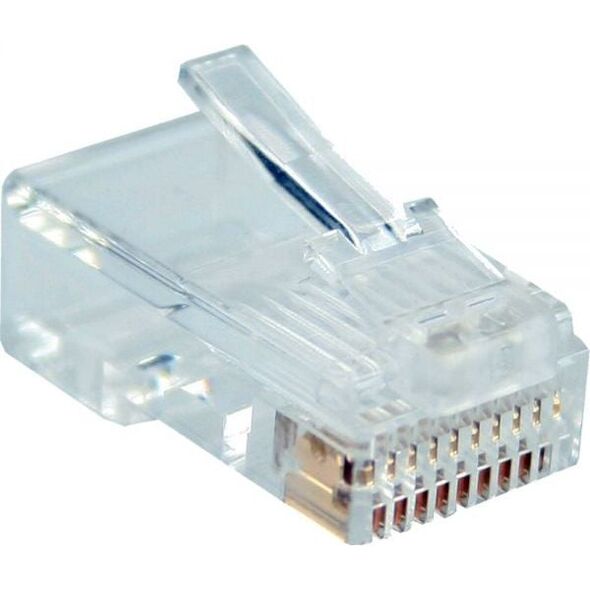InLine Modularny wtyk 10P10C do zaciskarki, Western Jack - Ribbon Kabel 10 sztuk (73011)