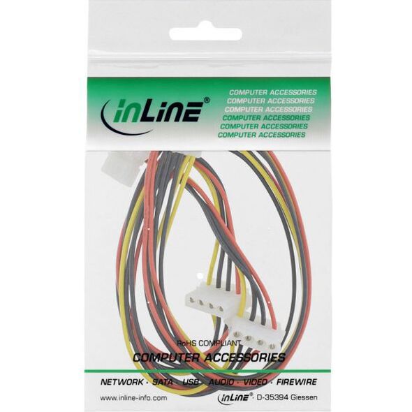 InLine Molex - Molex x4, 0.55m, Wielokolorowy (29654A)