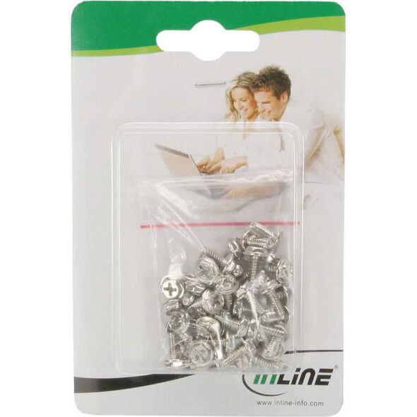 InLine Zestaw śrubek do dysków 3.5", 8mm - 50 szt. (77783L)
