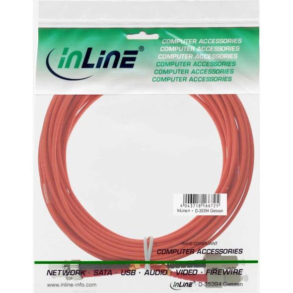 InLine Patchcord światłowodowy SC/ST, 50/125µm, OM2, 15m (82515)