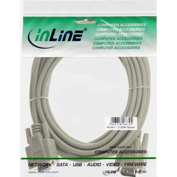 Kabel InLine D-Sub (VGA) - D-Sub (VGA) 10m biały (17736)