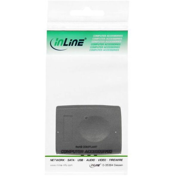 Adapter AV InLine HDMI - HDMI czarny (17600G)