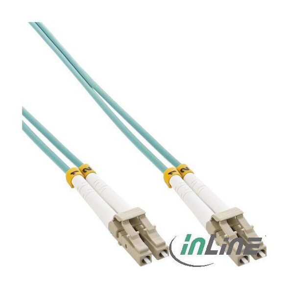 InLine Patchcord Światłowodowy l LC/LC, 50/125µm, OM3, 5m (88522O)