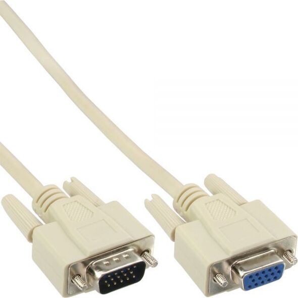 Kabel InLine D-Sub (VGA) - D-Sub (VGA) 10m biały (17736)