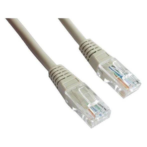 Gembird Patchcord RJ45, osłonka zalewana, kat. 5e, UTP, 1m, szary (68342)