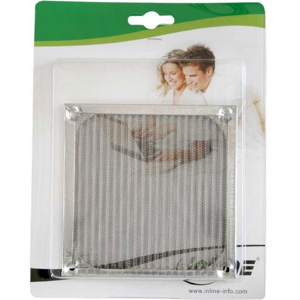 InLine Filtr przeciwkurzowy na wentylator 92mm Srebrny (33379A)