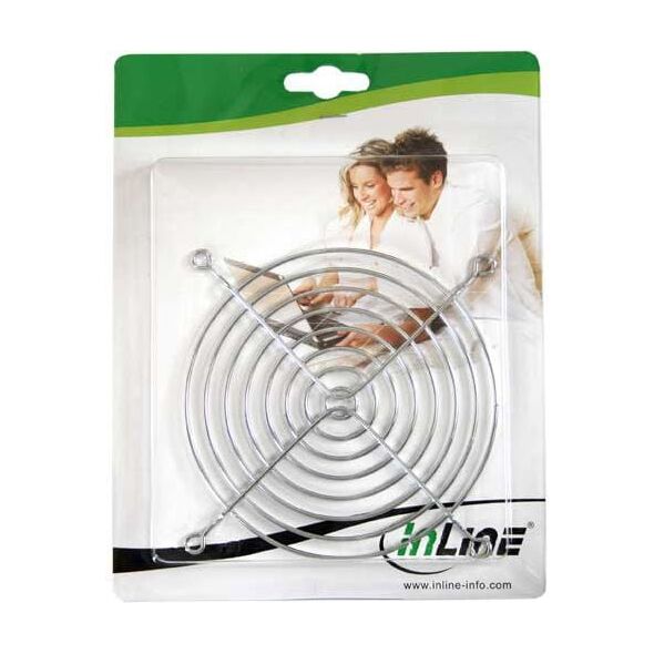 InLine Grill ochronny na wentylator 92mm Srebrny (33379)