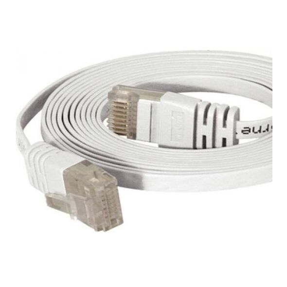 TecLine Patchcord Cat.6, U/UTP, płaski 0.5m (77800W)