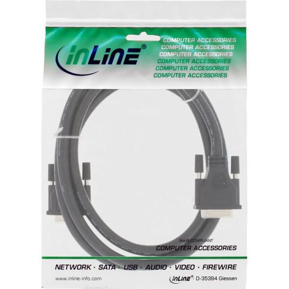 Kabel InLine DVI-I - DVI-I 1.8m czarny (17791A)