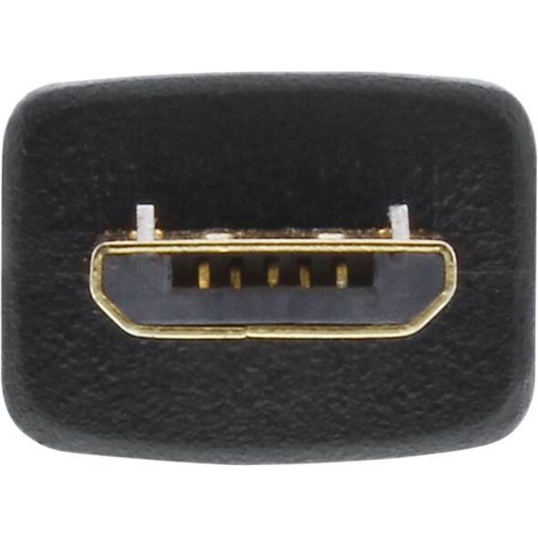 Kabel USB InLine USB-A - microUSB 1 m Czarny (31710F)