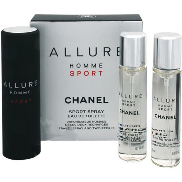 Chanel  Allure Homme Sport (podróżny atomizer + wkłady) EDT 60 ml