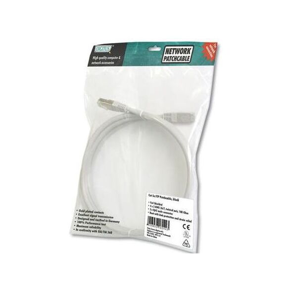 Digitus Patchcord, SF/UTP, Cat5e, 1m, żółty (DK-1531-010/Y)