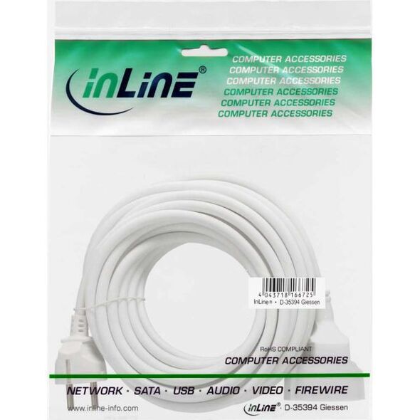 InLine przedłużacz zasilania, 7m (16407W)