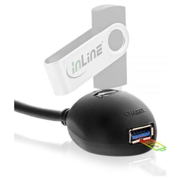 HUB USB InLine 2x USB-A 3.0 (35652)