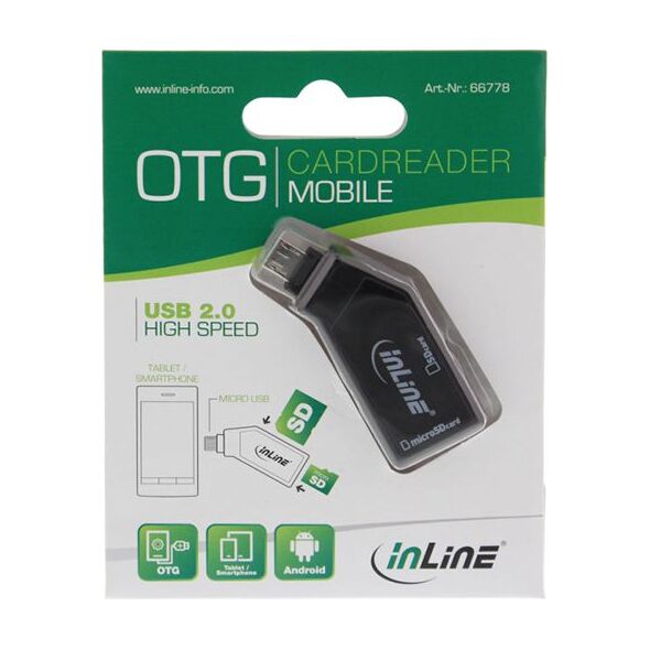 Czytnik InLine USB 2.0 (66778)