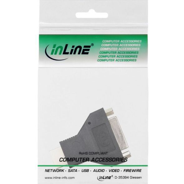 Adapter AV InLine HDMI - DVI-D czarny (17670)